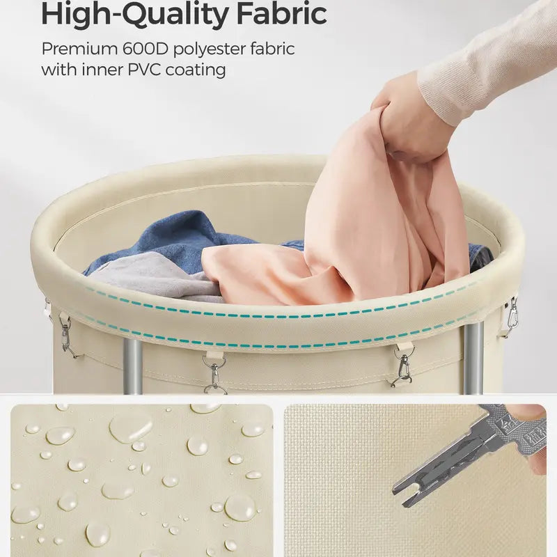 Tidy Rolling Laundry Hamper