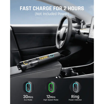 Tidy Cordless Car Vacuum